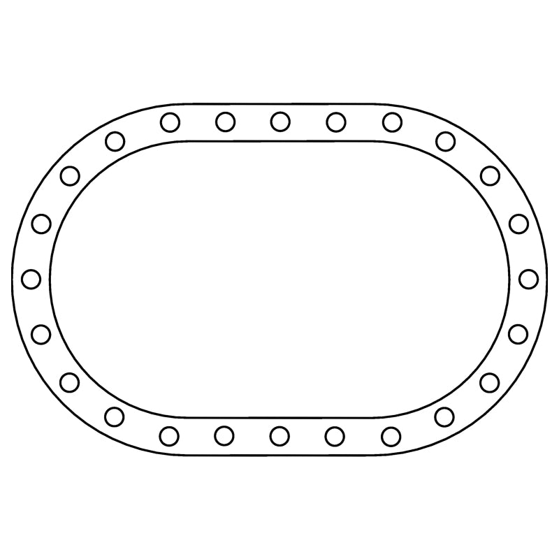 Cometic Gasket Fuel Cell Plate Gasket Oval 24-Bolt CAGC15619 C15619 Photo - Primary