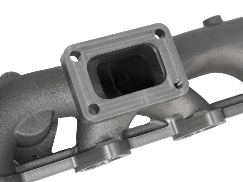 aFe BladeRunner Ported Ductile Iron Exhaust Manifold - Dodge Diesel Trucks 46-40054 Photo - Unmounted