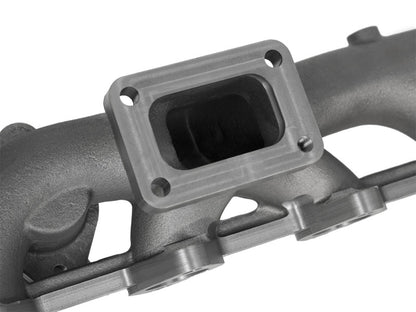 aFe BladeRunner Ported Ductile Iron Exhaust Manifold - Dodge Diesel Trucks 46-40054 Photo - Unmounted