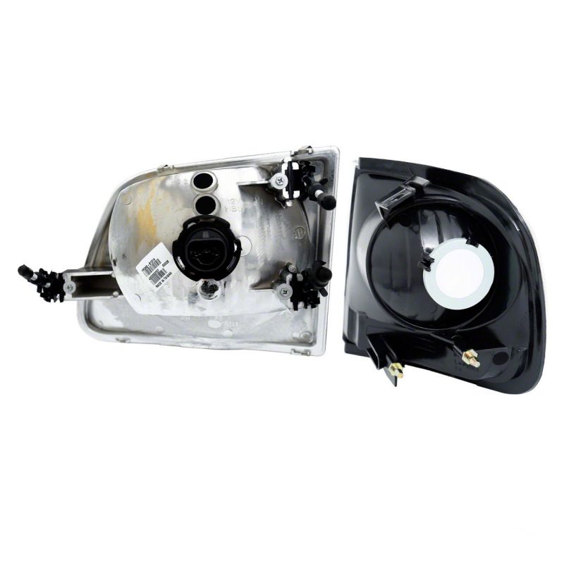 Raxiom 97-03 Ford F-150 G2 Euro Headlights w/ Parking Lights- Blk Housing (Clear Lens) T542830