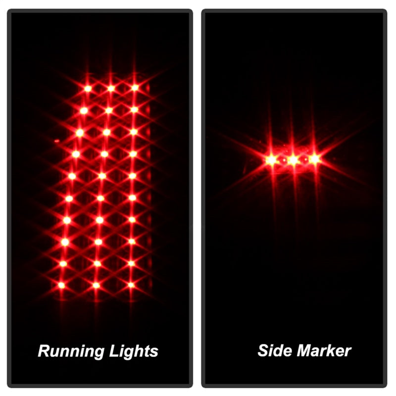 SPYDER Xtune Chevy Silverado 1500/2500/3500 99-02 LED Tail Lights Black ALT-ON-CS99-LED-BK 5008817 5008817 Photo - Unmounted