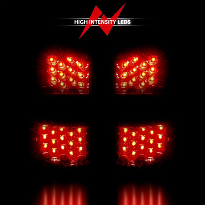 Anzo 2000-2006 Chevrolet Suburban LED Taillights Red/Clear 311001 Photo - Unmounted