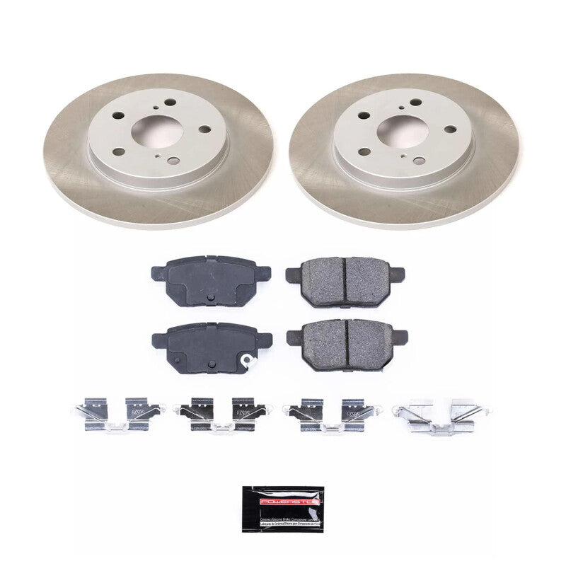 PowerStop Power Stop 09-13 Toyota Matrix Rear Semi-Coated Rotor Kit SC4737 SC4737 Photo - Primary