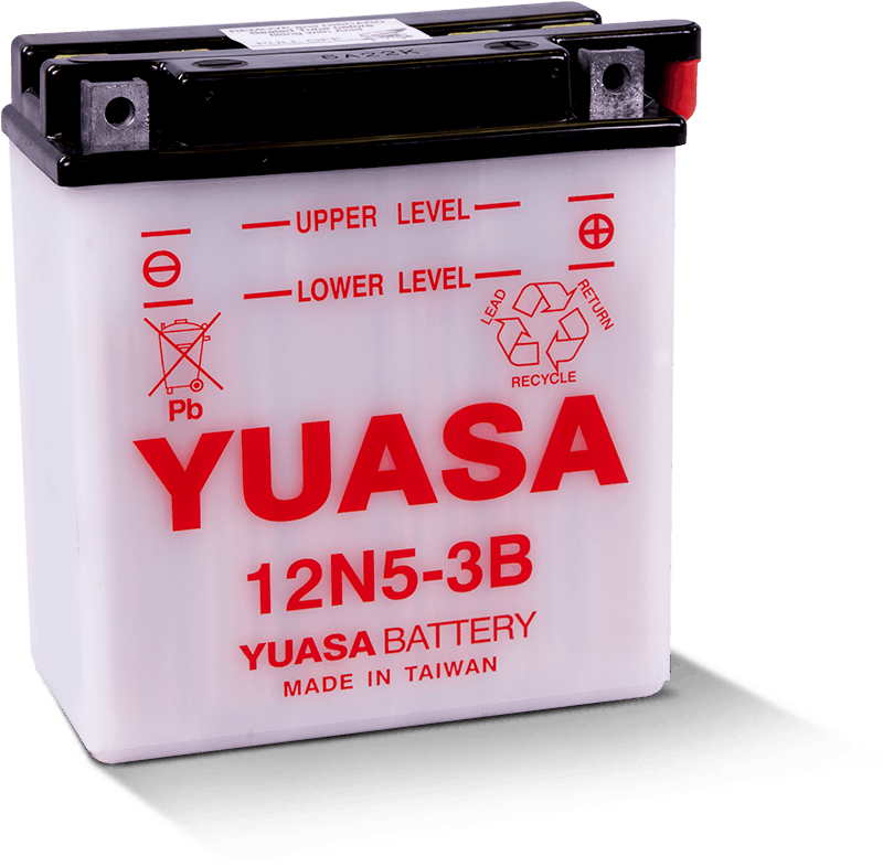 Yuasa Battery Yuasa 12N5-3B Conventional 12 Volt Battery YUAM2253B