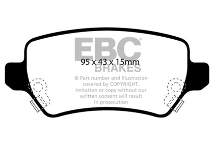 EBC Disc Brake Pad Set DP21447 Photo - Primary