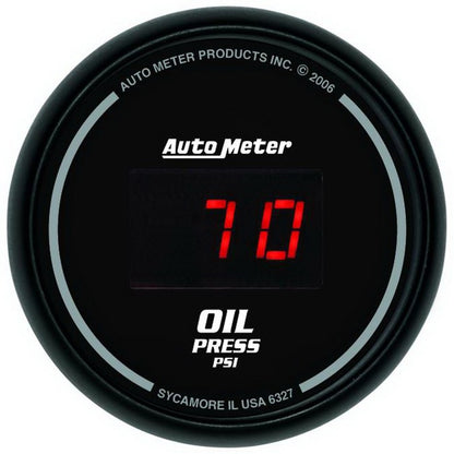 Autometer 2-1/16" Oil Pressure, 5-100 Psi, Sport-Comp Digital 6327 Photo - Primary