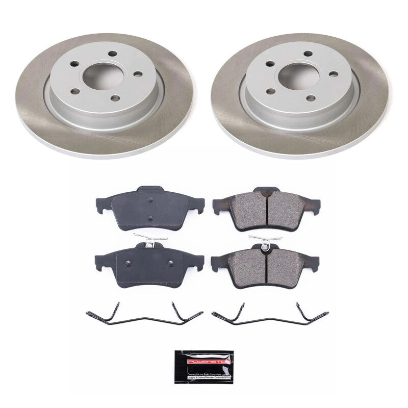 PowerStop Power Stop 06-11 Volvo V50 Rear Semi-Coated Rotor Kit SC4613 SC4613 Photo - Primary