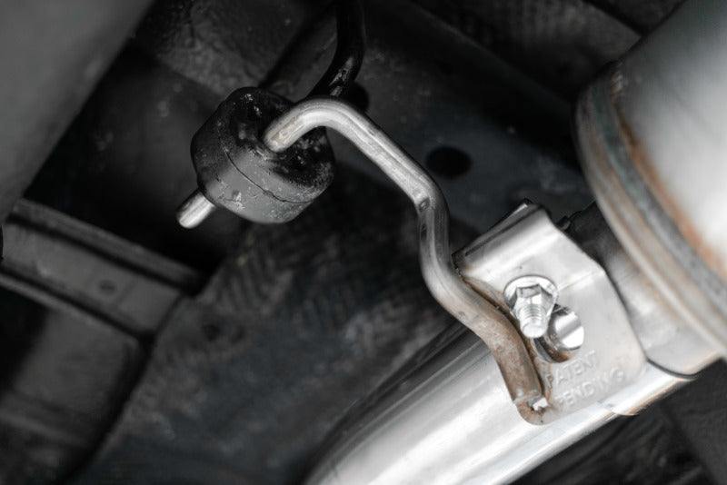 MBRP 2016 Toyota Tacoma 3.5L Cat Back Turn Down Style Aluminized Exhaust S5339AL Photo - Close Up