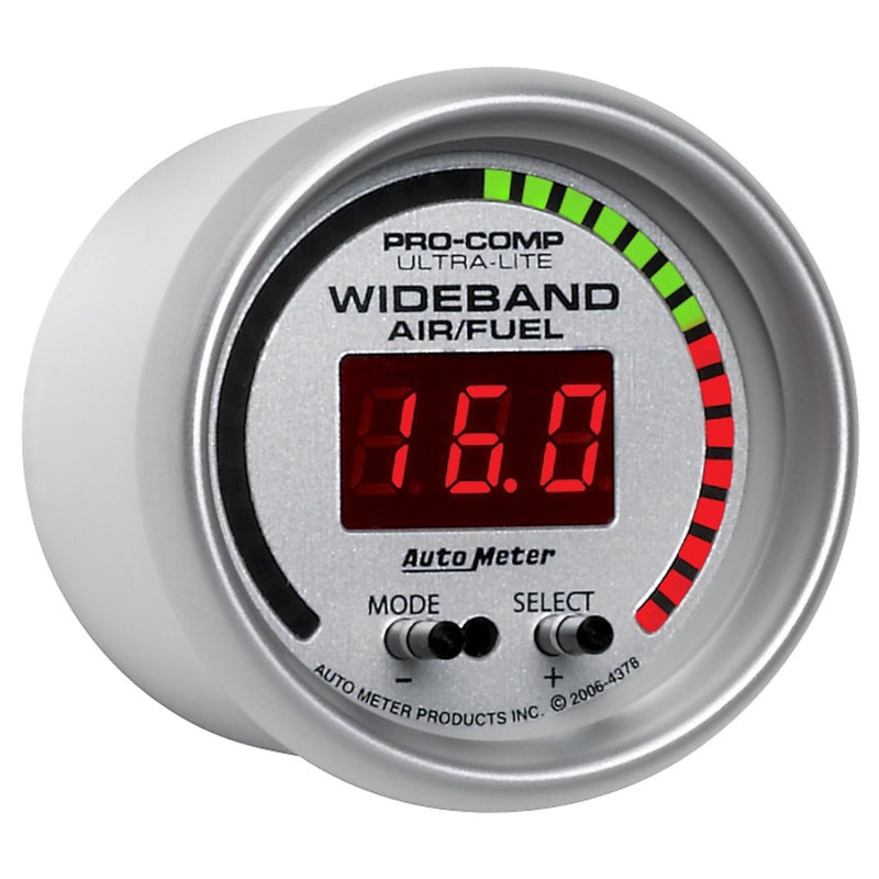 Autometer 2-1/16" Wideband Pro Air/Fuel Ratio, 6:1-20:1 Afr, Ultra-Lite 4378 User 3