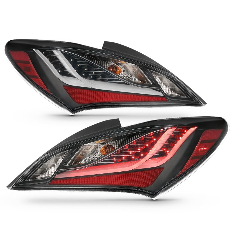 ANZO 10-13 Hyundai Genesis 2DR LED Taillights Smoke 321347 321347 Photo - Unmounted