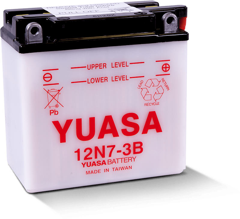 Yuasa Battery Yuasa 12N7-3B Conventional 12 Volt Battery YUAM2273B