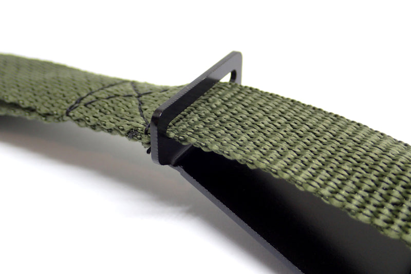 BuiltRight Industries 09-20 Ford F-150/Raptor (09-14 SuperCrew Only) Rear Seat Release - Olive Strap 100115 100115 Photo - Primary