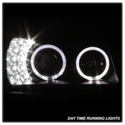 SPYDER xTune Chevy Silverado 03-06 Projector Headlights 4pcs - LED Halo - Black PRO-JH-CSIL03-SET-BK 9036774 9036774 Photo - Unmounted