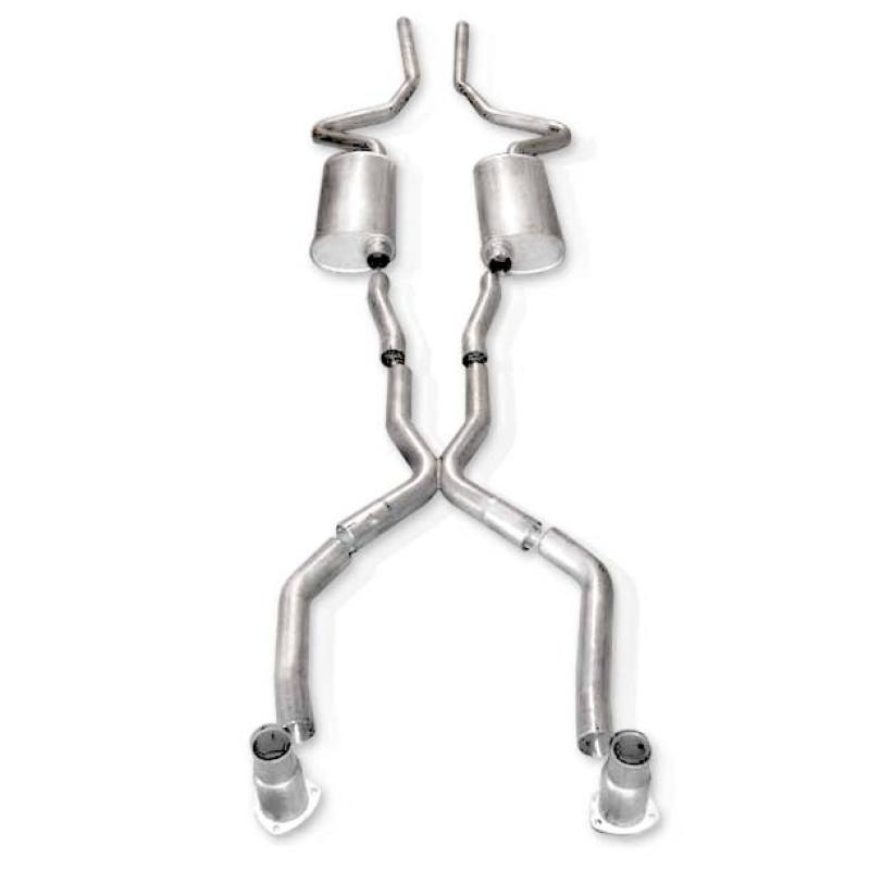 Stainless Works Chevy chevelle Small/Big Block 1968-72 Exhaust 2.5in Stainless Dual CV6782.5X CV6782.5X Photo - Primary