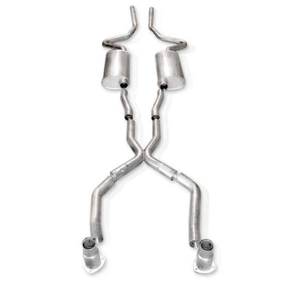 Stainless Works Chevy chevelle Small/Big Block 1968-72 Exhaust 2.5in Stainless Dual CV6782.5X CV6782.5X Photo - Primary