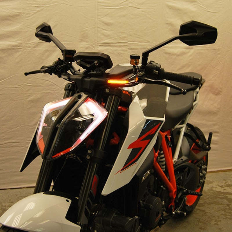 New Rage Cycles 14-19 KTM SuperDuke 1290 Front Turn Signals 1290-FS 1290-FS Photo - Primary