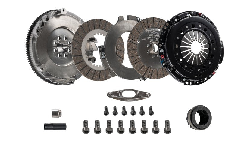 DKM Clutch BMW E9X 335i MS Organic Twin Disc Clutch Kit w/Flywheel MS-006-075 MS-006-075 Photo - Primary