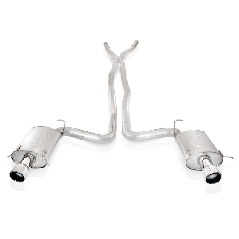 Stainless Works 2004-07 Cadillac CTS-V 3in Exhaust X-Pipe Chambered Mufflers High-Flow Cats 4in Tips CTSVEHX CTSVEHX Photo - Primary