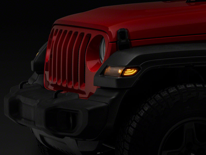 Raxiom 18-23 Jeep Wrangler JL Axial Series LED Side Marker Lights- Smoked J170484 J170484 Photo - Primary