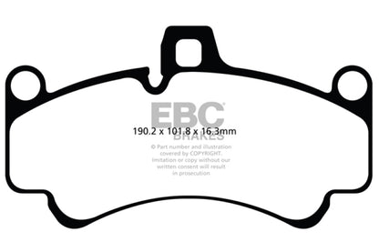 EBC Brakes Greenstuff 2000 Series Sport Pads DP21516 DP21516 Photo - Primary