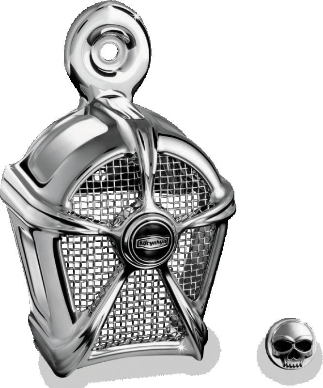 Kuryakyn Mach 2 Horn Cover Chrome With Chrome Mesh 7295 7295 Photo - Primary