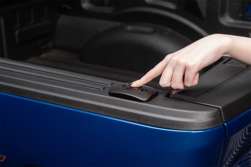 Putco Black Push-Up Tie Downs - for Full-Size Truck w/ Stake Pocket Mounts (Excl 2014+ GM) 99901B 99901B Photo - Mounted