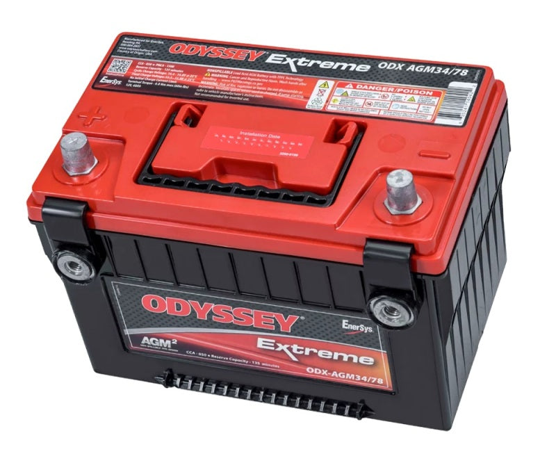 Odyssey Battery 850CCA/1050CA Dual Standard Terminal ODX-AGM34 78 ODX-AGM34 78 User 1