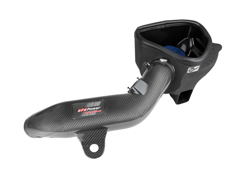 aFe Track Series Carbon Fiber Intake w/Pro 5R Filter BMW M2 (F87) 16-18 L6-3.0L (t) N55 57-10004R 57-10004R Photo - Unmounted