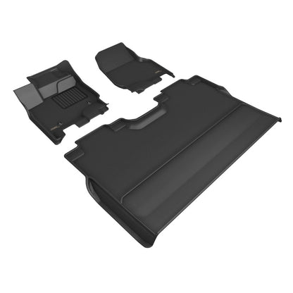 3D MAXpider 22-23 Ford F-150 Supercrew Kagu Floor Mat- Black R1 R2 L1FR15301509 L1FR15301509 Photo - Primary