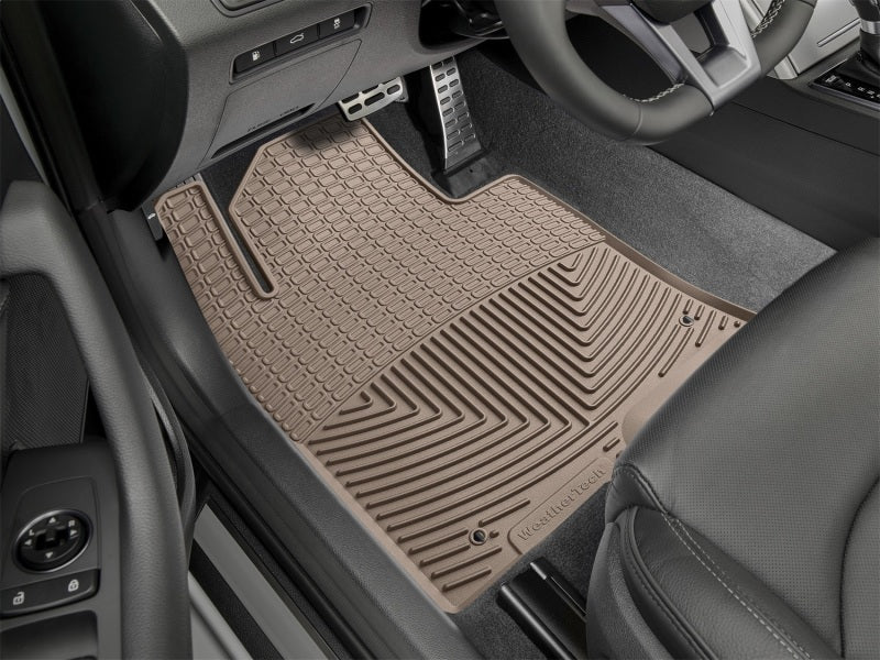 WeatherTech 2016+ Hyundai Sonata Front Rubber Mats - Tan (Fits Hybrid-Does Not Fit Plug-In Hybrid) W385TN W385TN Photo - Mounted