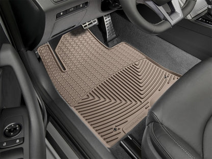 WeatherTech 2016+ Hyundai Sonata Front Rubber Mats - Tan (Fits Hybrid-Does Not Fit Plug-In Hybrid) W385TN W385TN Photo - Mounted