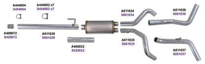 Diamond Eye Performance Diamond Eye KIT 3in CB DUAL GAS AL FORD 5.4L F150 04-08 K3322A K3322A Photo - Unmounted
