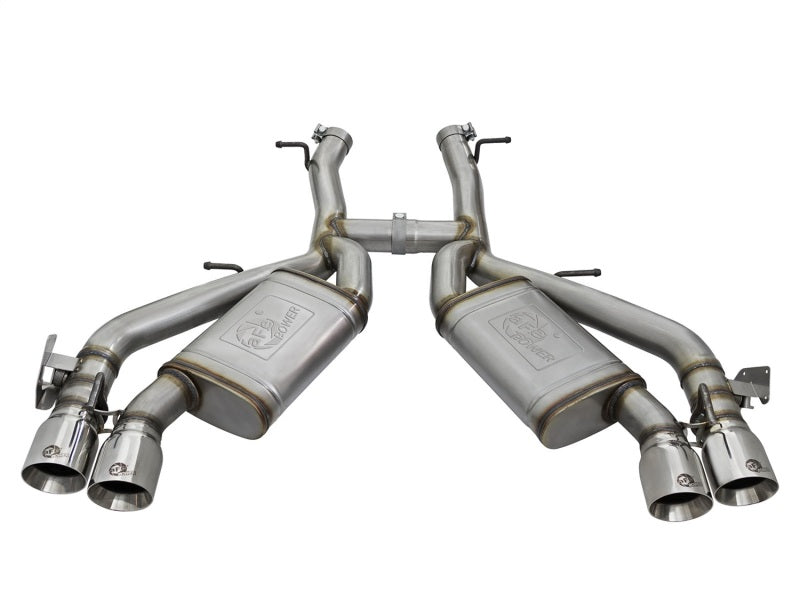 aFe  POWER 49-34068-P MACH Force-Xp 3" 304 SS Axle-Back Exhaust System 49-34068-P Photo - Unmounted