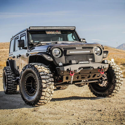 Westin 18-20 Jeep Wrangler JL / 20 Gladiator Tube Fenders - Front - Textured Black 62-1025 62-1025 Photo - Mounted