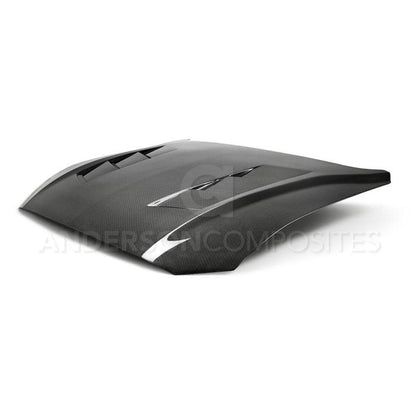 Anderson Composites 2018 Ford Mustang GT Type-SA Style Heat Extractor Double Sided Carbon Fiber Hood AC-HD18FDMU-SA-DS AC-HD18FDMU-SA-DS User 2