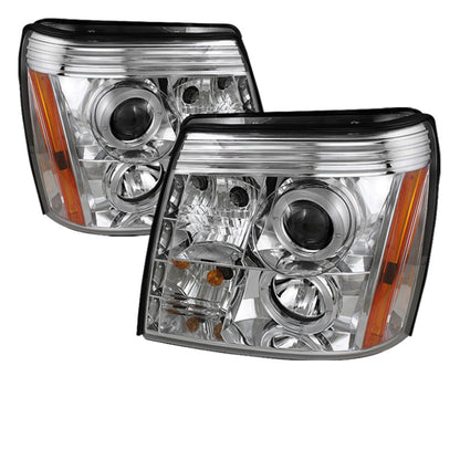 Spyder Cadillac Escalade 02-06 Projector Xenon/HID Model- LED Halo DRL Chrm PRO-YD-CE02-HID-DRL-C 5042279 5042279 Photo - Primary