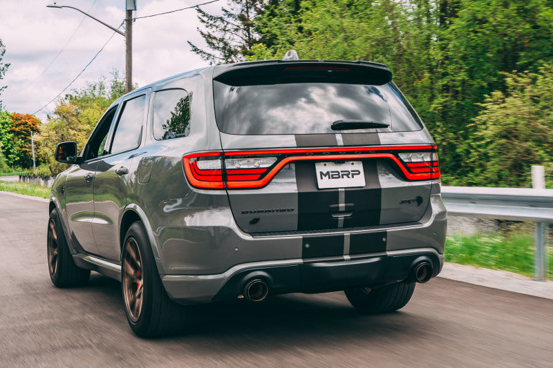 MBRP 18-23 Dodge Durango SRT 6.4L Armor Lite AL Steel 3in Cat Back Exhaust Dual Rear Exit w/ SS Tips S5105AL S5105AL Photo - lifestyle view