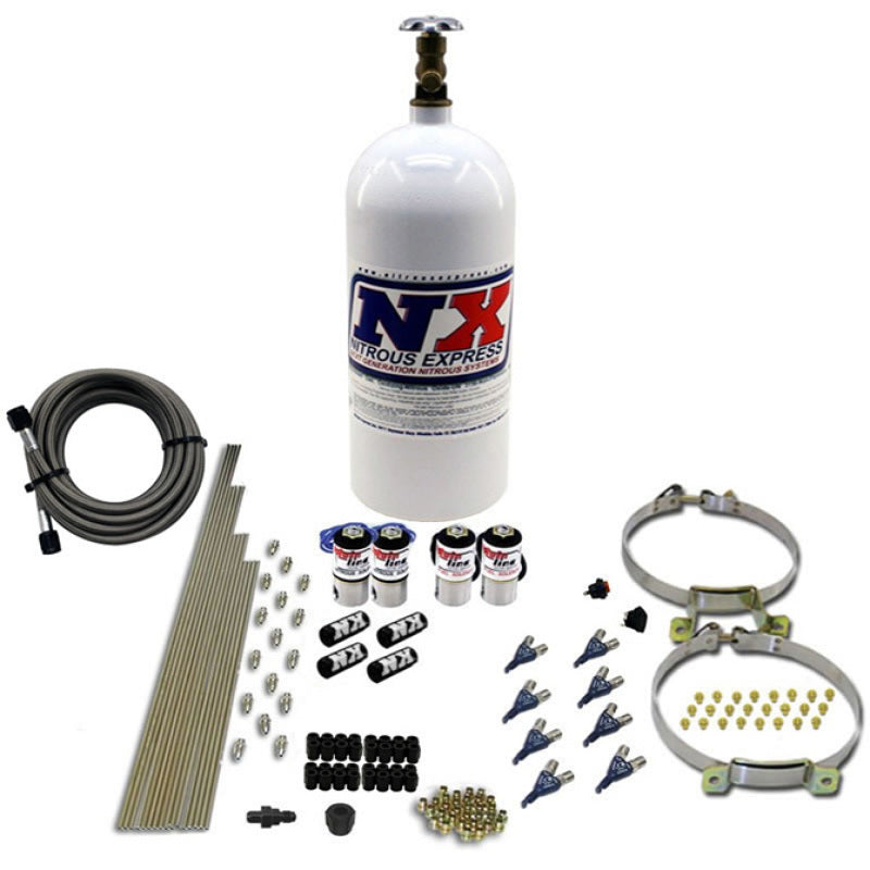 Nitrous Express Mainline Direct Port Low Press Nitrous Kit w/10lb Bottle ML4000 ML4000 Photo - Primary
