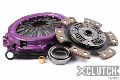 XCLUTCH 89-94 Nissan Skyline GT-R 2.6L Stage 2R Extra HD Sprung Ceramic Clutch Kit XKNI24007-1R XKNI24007-1R Photo - Primary