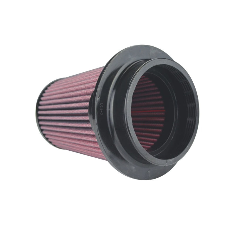 Injen 8-Layer Oiled Cotton Gauze Air Filter 4.0in ID/ 6.0in Base / 6.3in Height / 4in Top X-1112-BR X-1112-BR Photo - Unmounted