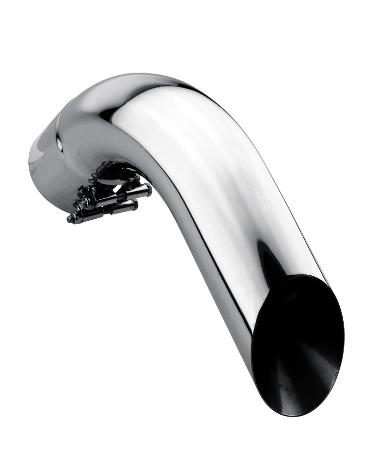 Gibson Marine Turn Down Slash-Cut Tip (Pair) - 4in Inlet/12in Length - Stainless 210001 210001 Photo - Primary