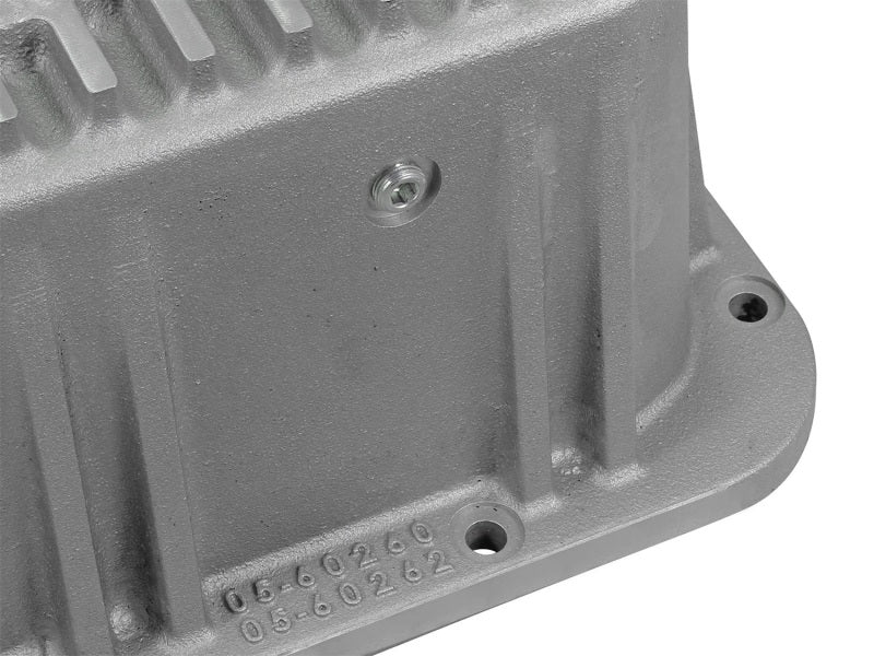 aFe Transmission Pan, Machined Fins - GM Diesel Trucks 01-16 V8-6.6L (td) 46-70070 Photo - Unmounted