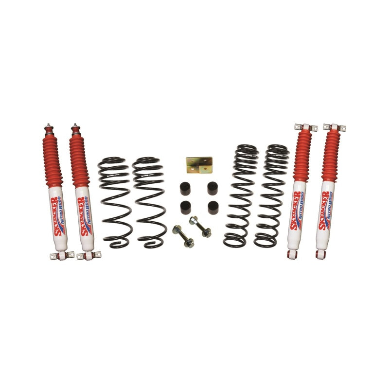 Skyjacker Jeep TJ/LJ 2.5in Dual Rate Long Travel Front & Rear Kit w/ Nitro 8000 Shocks TJ25BPNLT TJ25BPNLT Photo - Primary