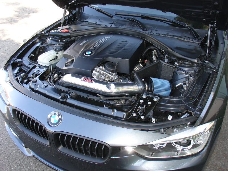 Injen Polished 12-13 BMW 335i (N55) 3.0L L6 (Turbo) Auto Trans Only SP1128P Photo - Mounted