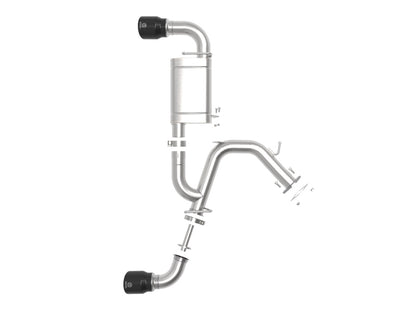 aFe Takeda Exhaust Axle-Back 19-20 Hyundai Veloster N 304SS Black Dual Tips Exhaust 49-37009-B 49-37009-B Photo - Unmounted