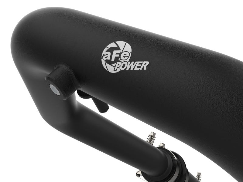 aFe Bladerunner Intercooler Hot Charge Pipe Black 2-2.5in 2021+ Ford F-150 V6-2.7L (tt) 46-20478-B 46-20478-B Photo - Close Up