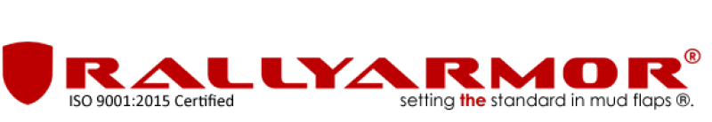 Rally Armor 17-18 Honda Civic Type R (Type R Only) UR Black Mud Flap w/ Red Logo and Altered Font MF47-UR-BLK/RD-X MF47-UR-BLK/RD-X Logo Image