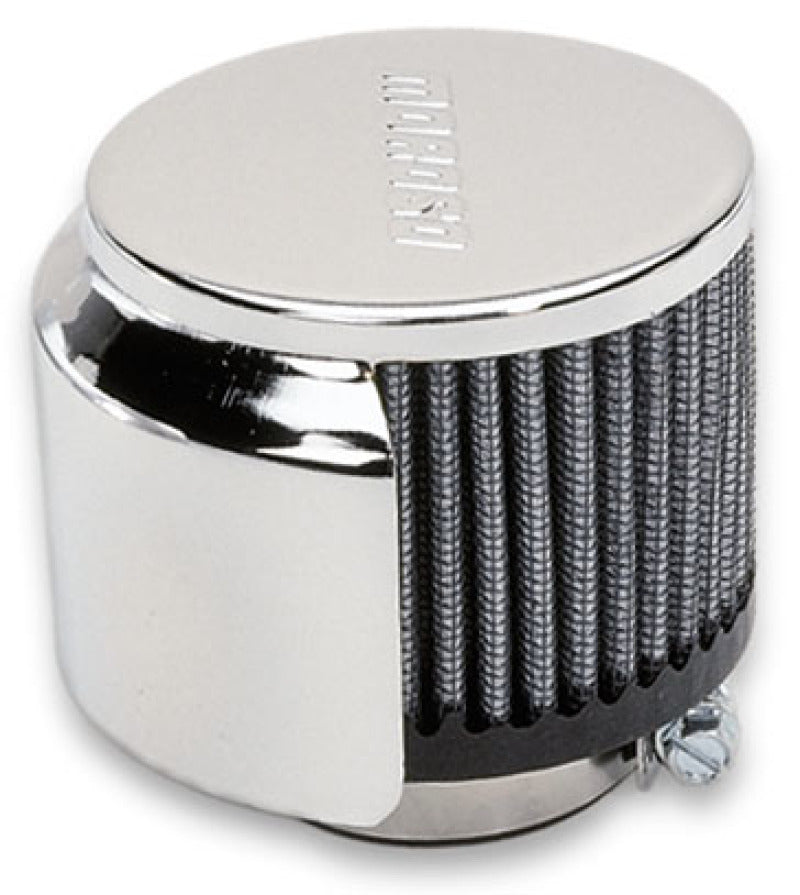 Moroso Valve Cover Filtered Breather, Half-Hood, Clamp-On Type 68811 Photo - Primary