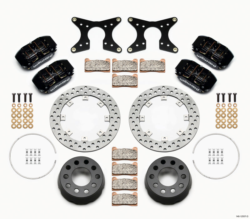 Wilwood Dynapro Lug Mount Dual Rear Dynamic Kit SA Drilled M-W/Lamb Ends .690in Studs 140-12557-D 140-12557-D Photo - Primary