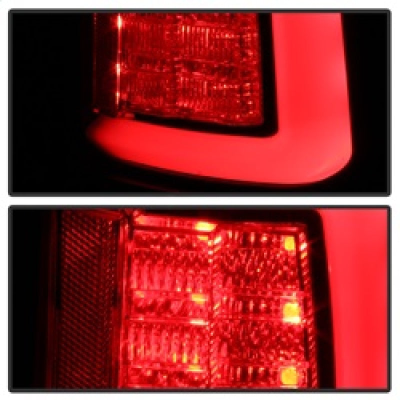 Spyder Dodge Ram 2013-2014 Light Bar LED Tail Lights - Black ALT-YD-DRAM13V2-LED-BK 5084057 5084057 Photo - Unmounted